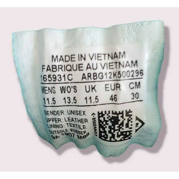 Converse Mens Chuck Taylor 70 Bosey HI Suede Shoes Carbon Grey Turbo Size 11.5 - Picture 8 of 8